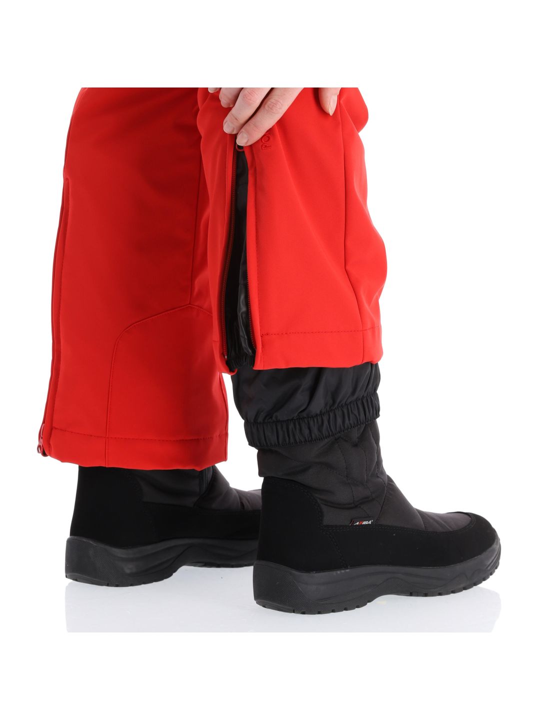 Poivre Blanc, Stretch Ski Overall ski overall dames leopard scarlet rood 