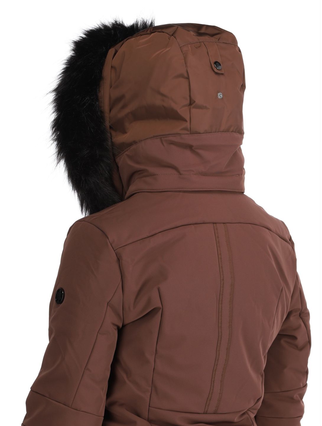 Poivre Blanc, Traditional 24PBH0802/WO AA Jas gevoerd dames Choco Brown Bruin 