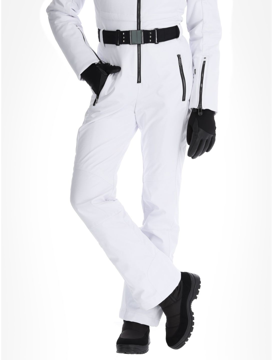 Poivre Blanc, Traditional 24PBH0831/WO/A DA Ski-overall dames White Wit 