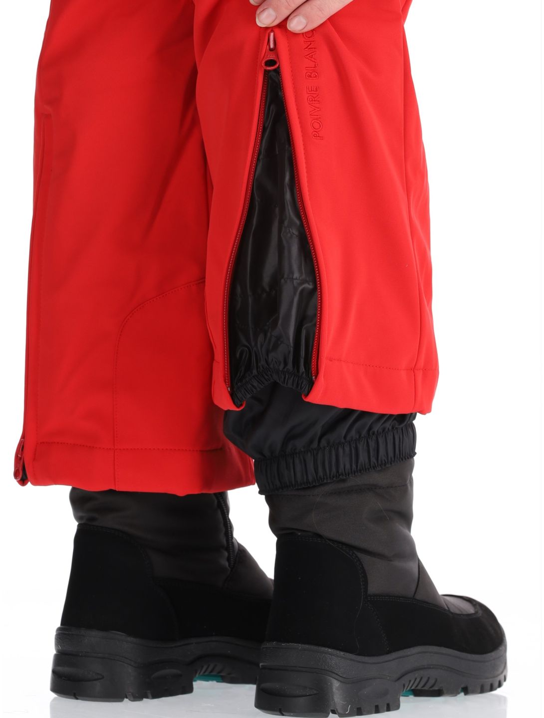 Poivre Blanc, Traditional 24PBH0831/WO/P DA Ski-overall dames Print Scarlet Red Rood 