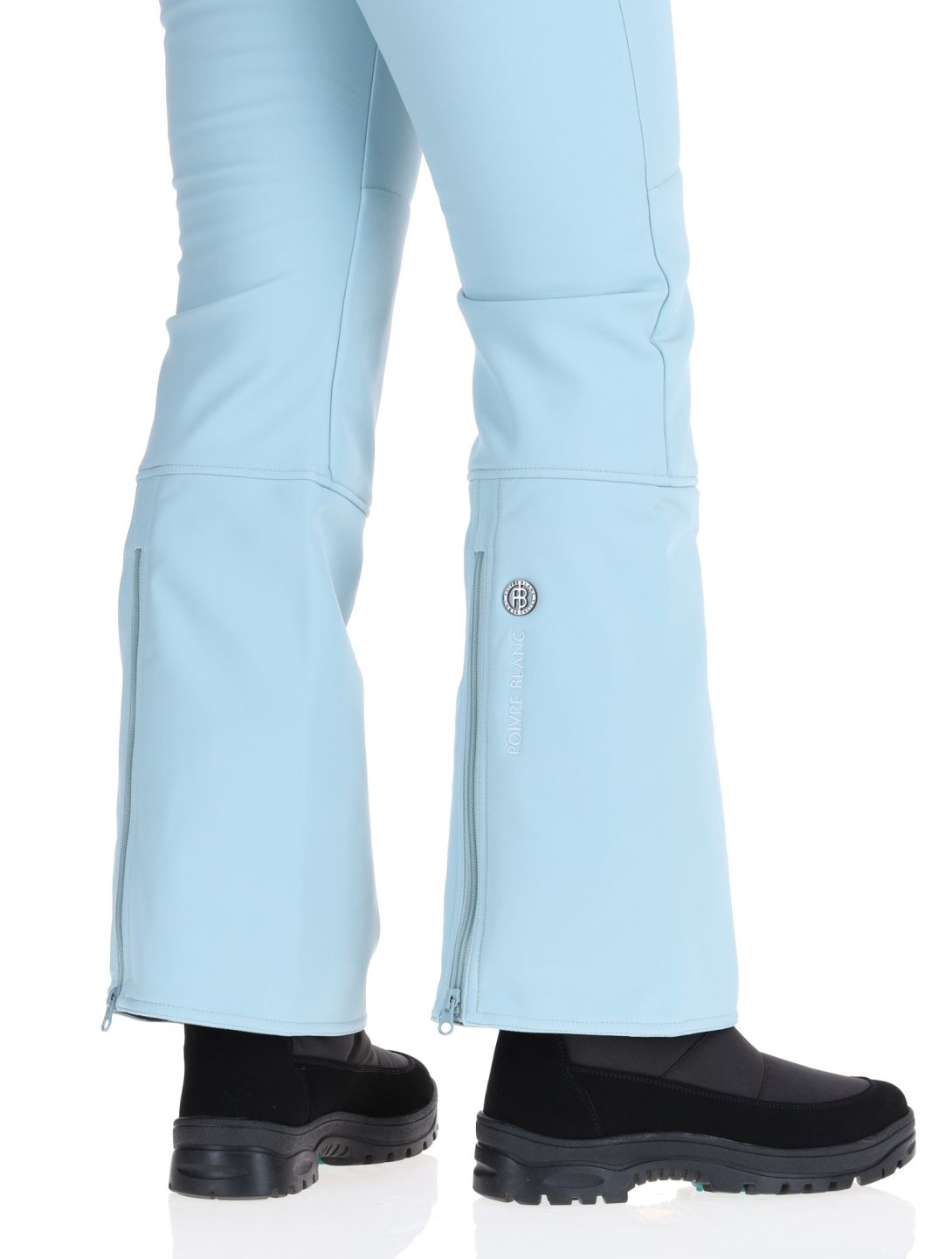 Poivre Blanc, Traditional 24PBH1121/WO/A BC Skibroek Softshell dames Aloe Blue Blauw 