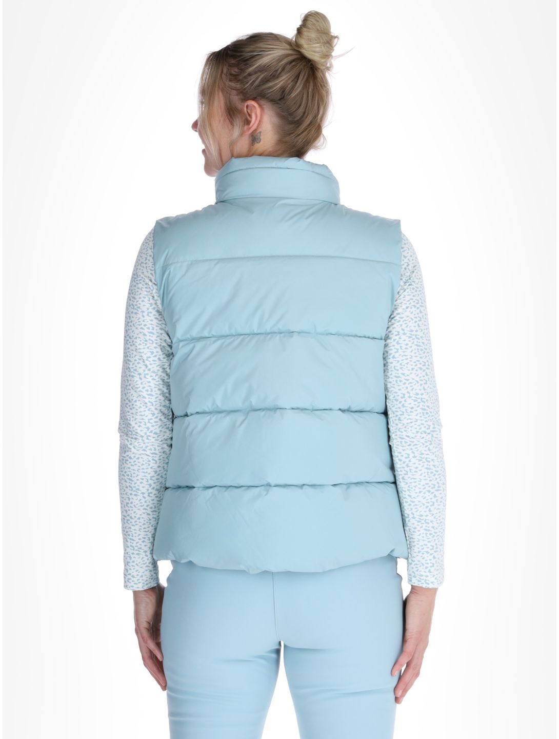 Poivre Blanc, Traditional 24PBH1205/WO/B EC bodywarmer dames Aloe Blue Blauw 