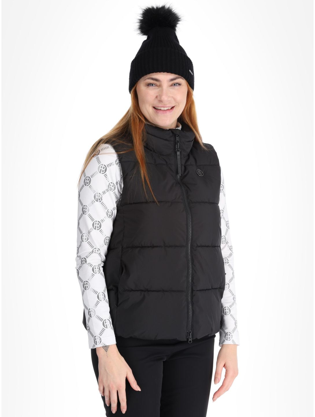 Poivre Blanc, Traditional 24PBH1205/WO/B EC bodywarmer dames Black Zwart 