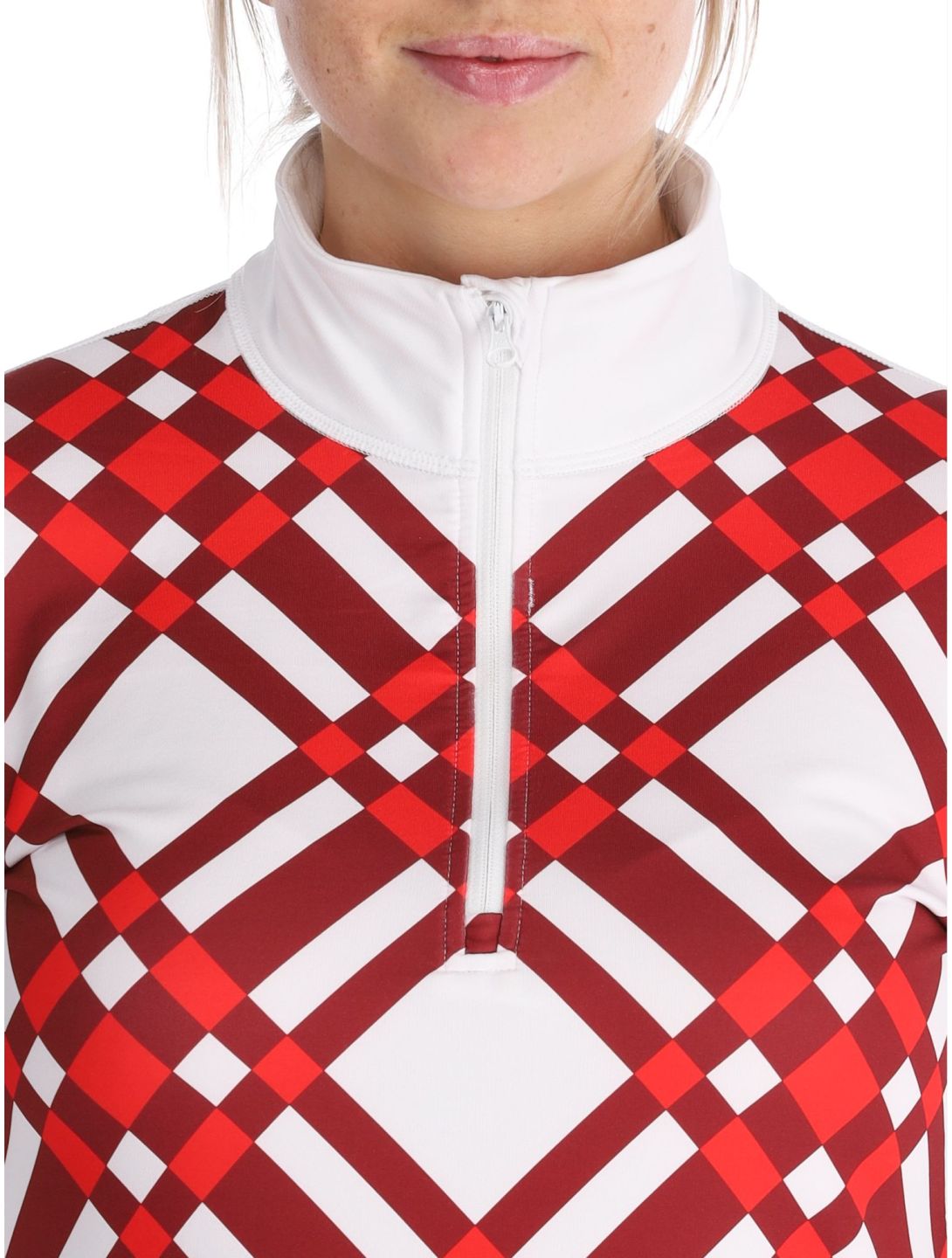 Poivre Blanc, Traditional 24PBH1940/WO/C GA Ski pully dames Cross Scarlet Red Rood 