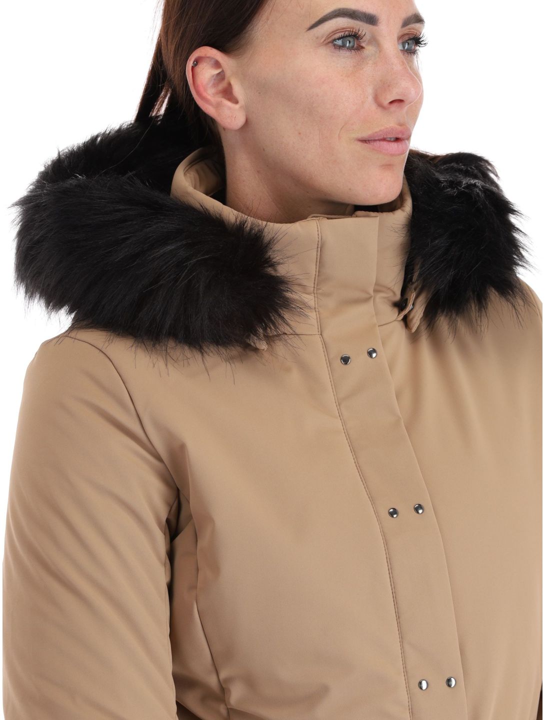 Poivre Blanc, Traditional Line W23-0801-WO ski-jas dames Almond Brown bruin 