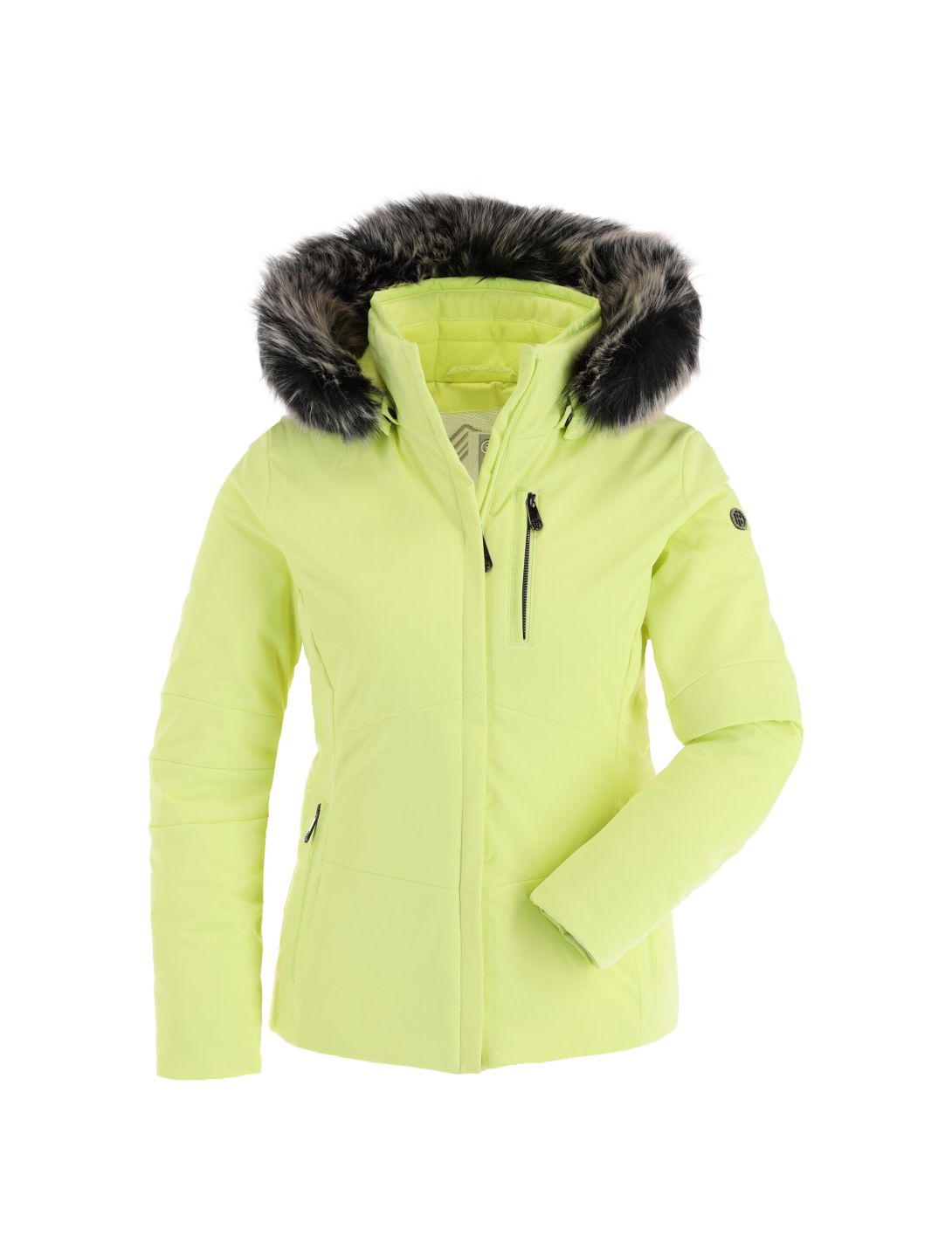 Poivre Blanc, W20-0802-Wo/A ski-jas slim fit dames aurora Geel