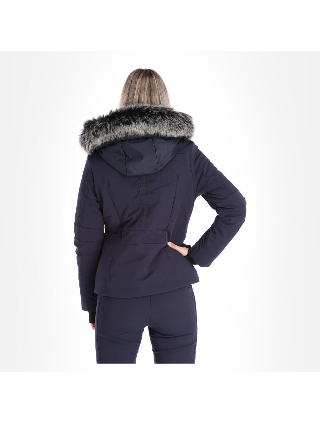 Poivre Blanc, W20-0802-Wo/A ski-jas slim fit dames gothic Blauw