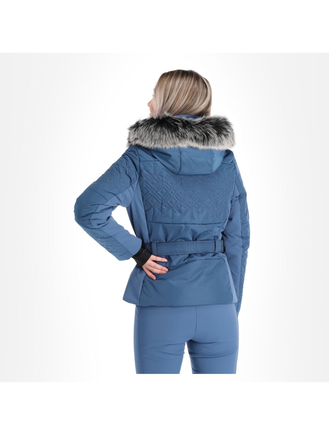 Poivre Blanc, W20-1003-Wo/A ski-jas slim fit dames fancy twilight Blauw