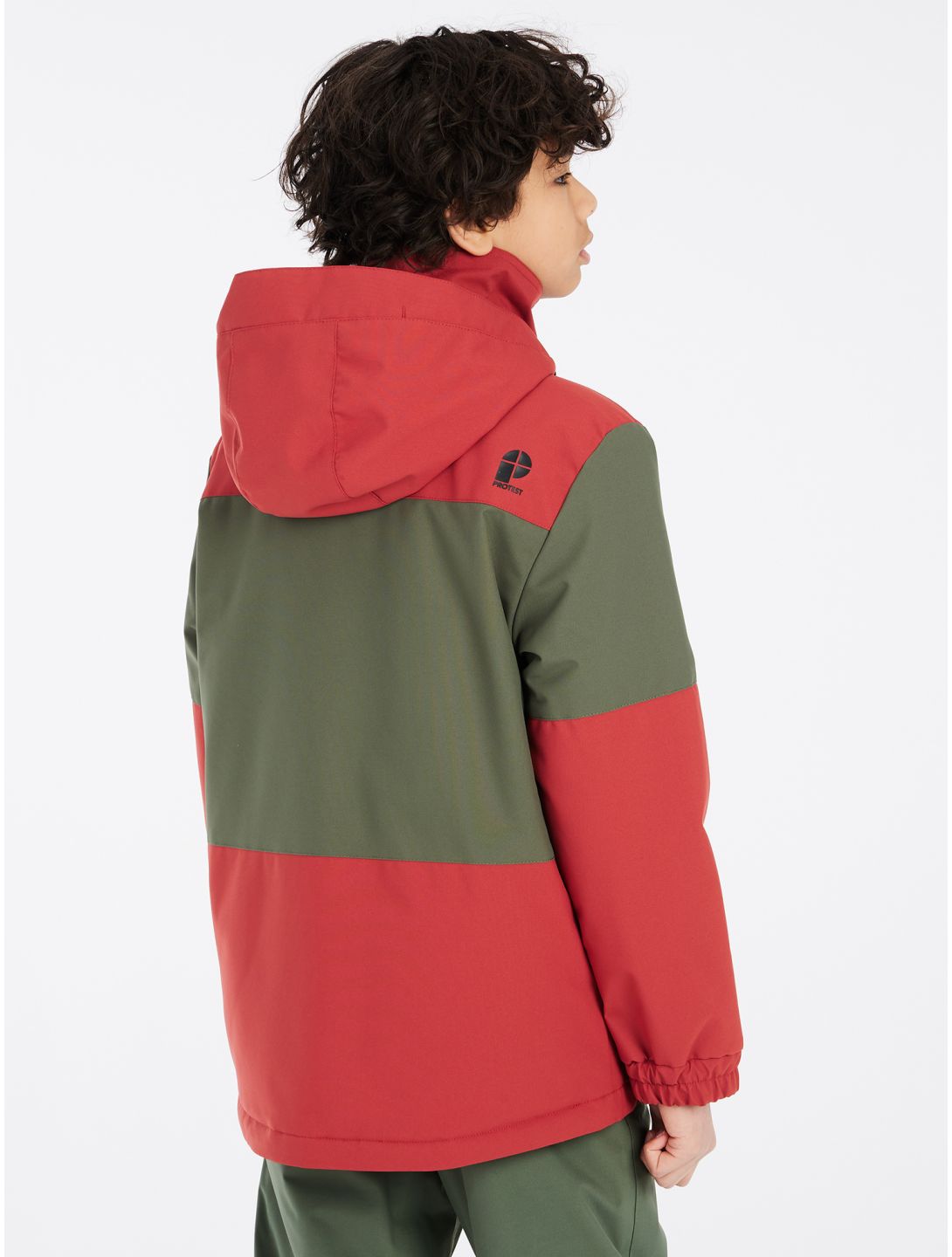 Protest, PRTDECKS JR ski-jas kinderen Barn Red groen, rood 