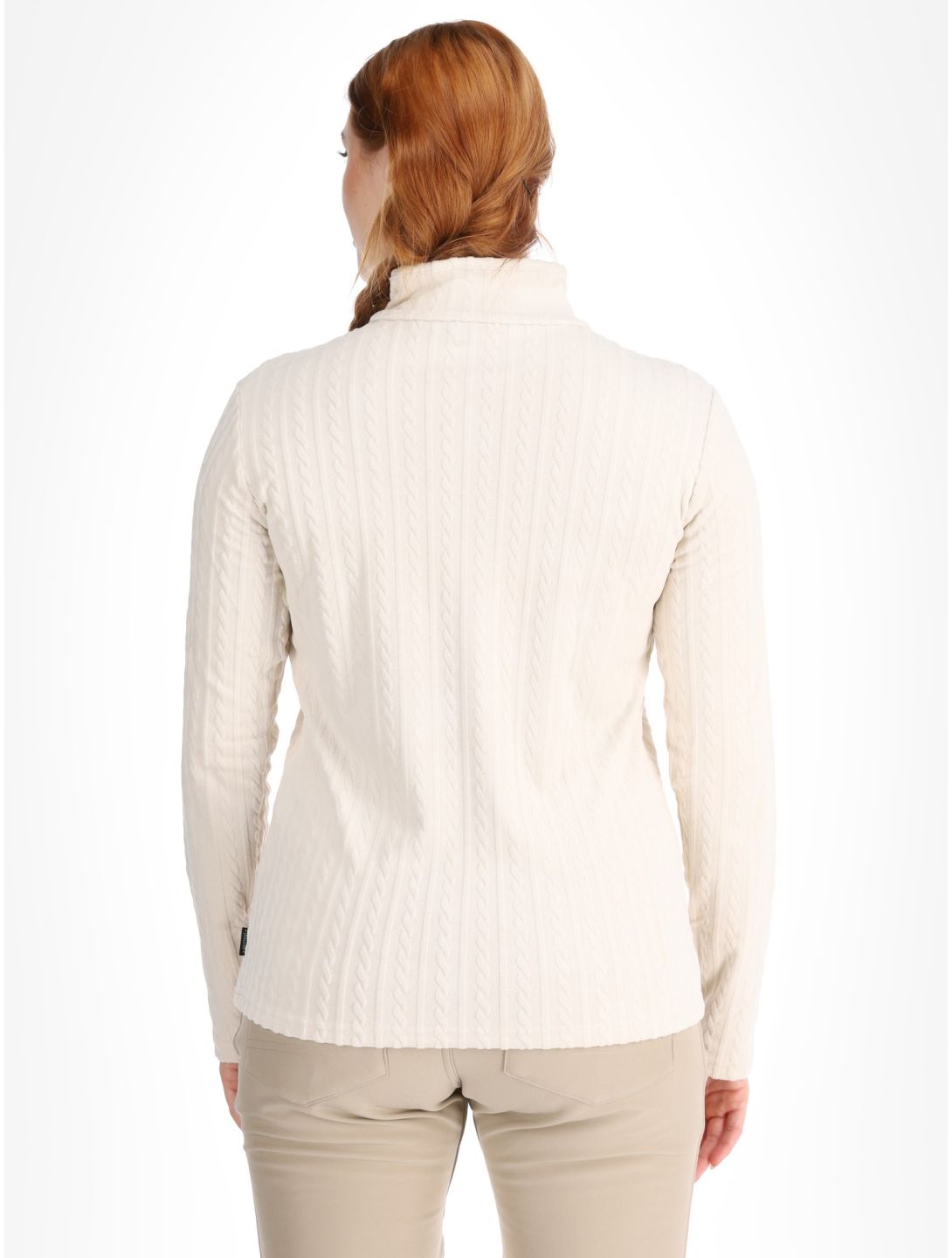 Protest, PRTGAIL 1/4 zip GA Ski pully dames Kitoff White Wit 