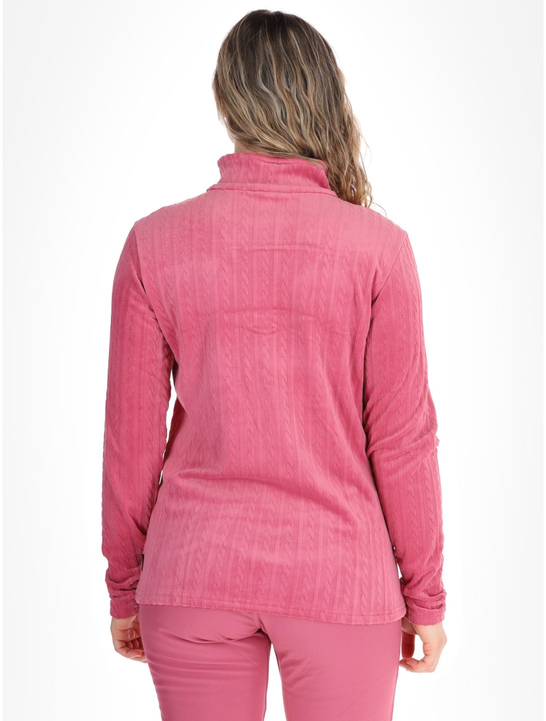 Protest, PRTGAIL 1/4 zip GA Ski pully dames Rose Dust Roze 