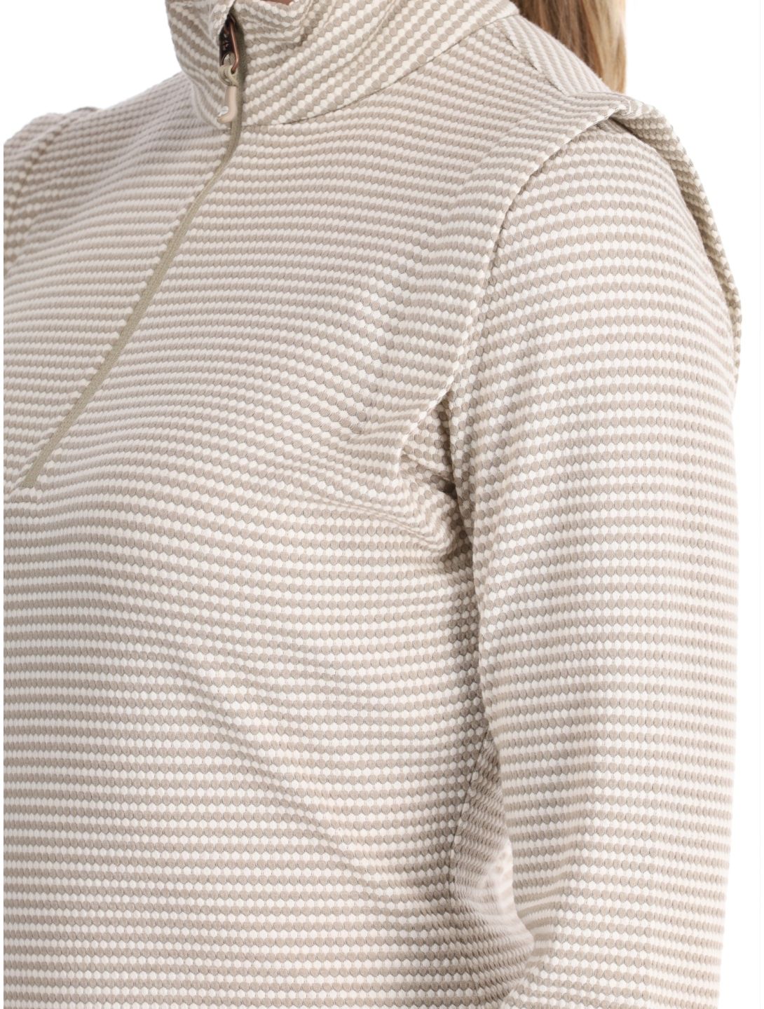 Protest, PRTIVORY 1/4 zip skipully dames Bamboo Beige beige 