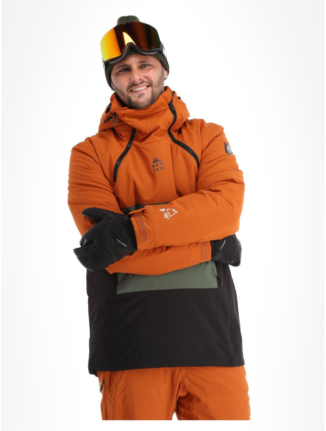 Protest, Prtkakune ski-jas heren Umber Orange oranje 