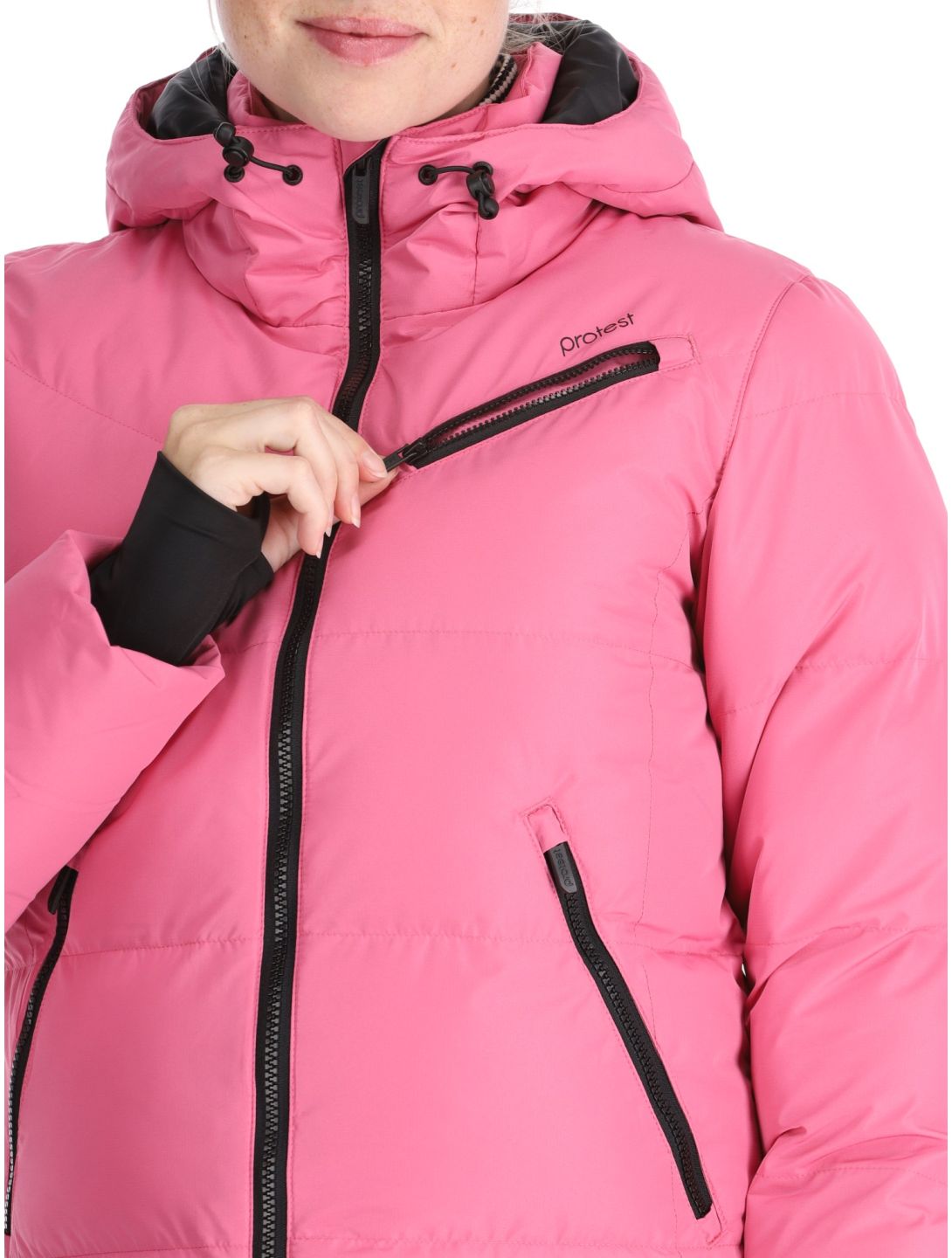 Protest, PRTLUCID ski-jas dames Foxy Pink roze 