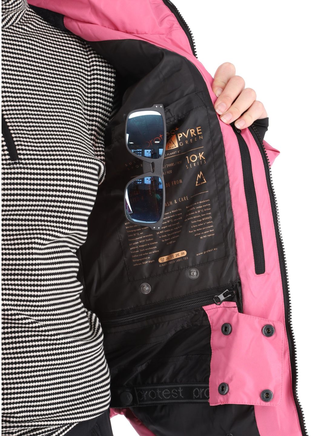 Protest, PRTLUCID ski-jas dames Foxy Pink roze 