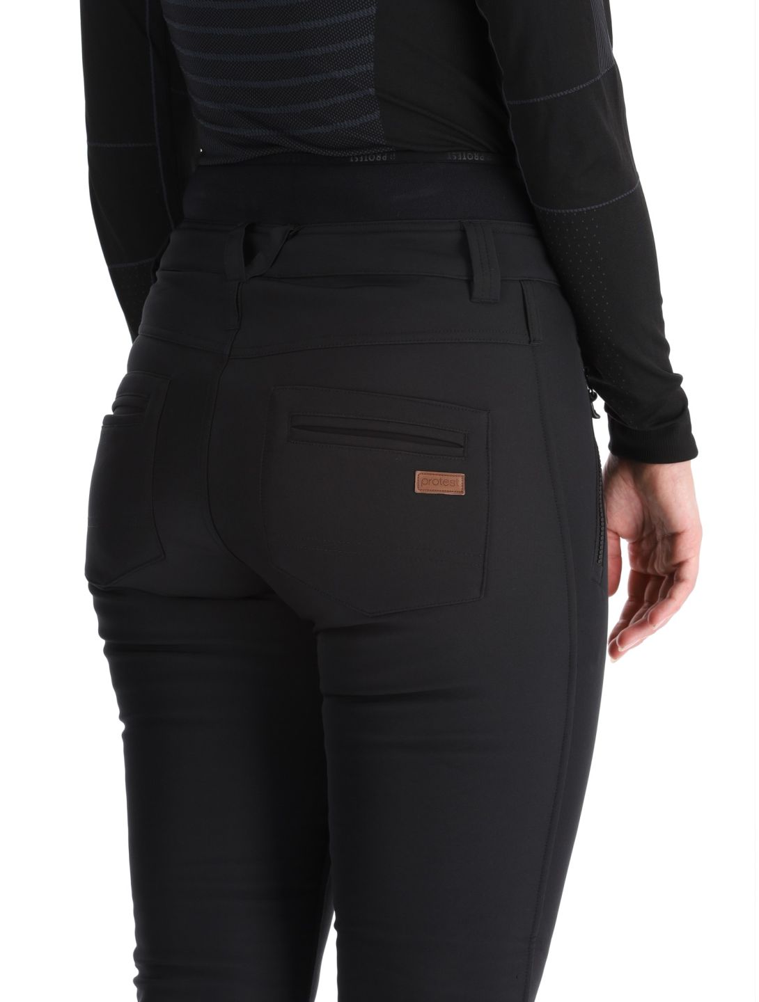 Protest, PRTLULLABYOS BA Skibroek Gevoerd dames True Black Zwart 