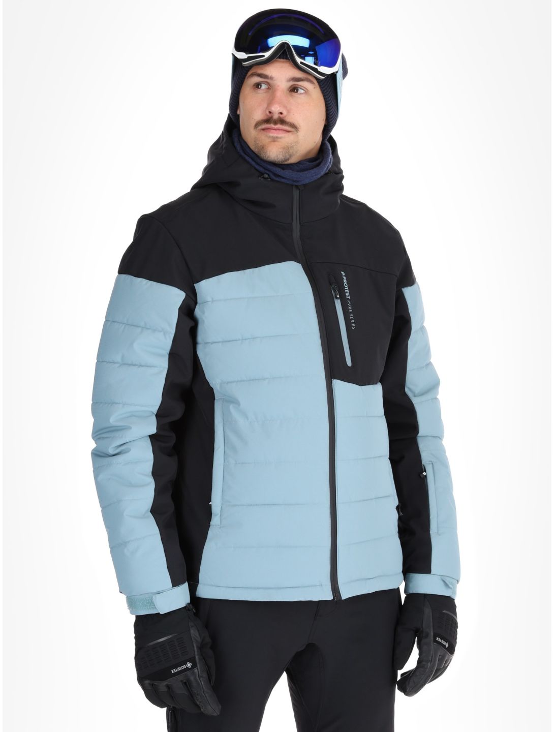 Protest, PRTMOUNT24 ski-jas heren Steel Blue blauw 