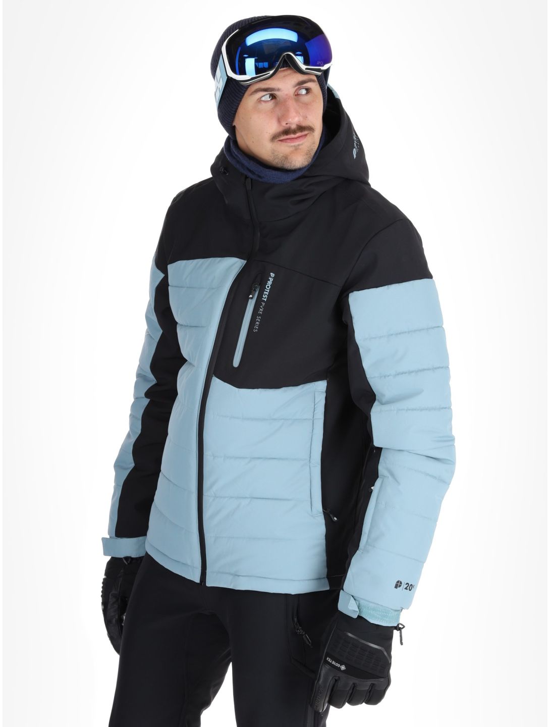 Protest, PRTMOUNT24 ski-jas heren Steel Blue blauw 