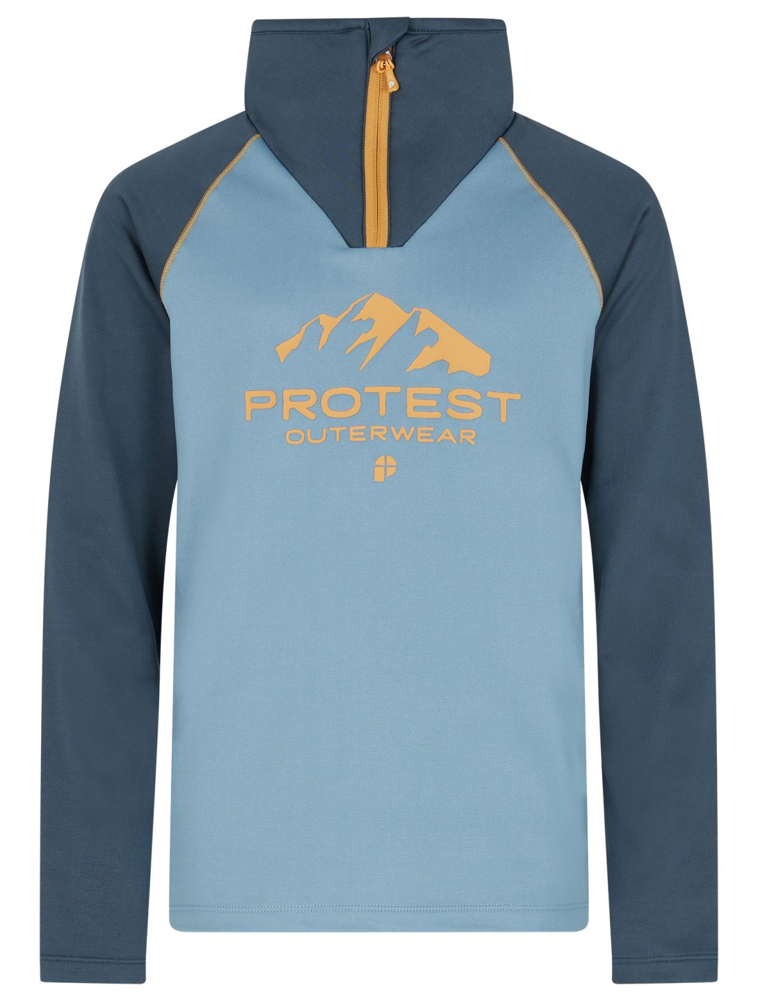 Protest, PRTRAF JR 1/4 zip skipully kinderen Steel Blue blauw 