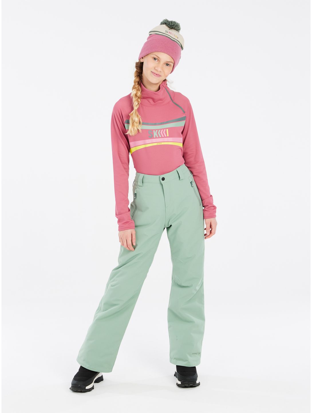 Protest, PRTTUTTI JR 1/4 zip skipully kinderen Rose Dust roze 