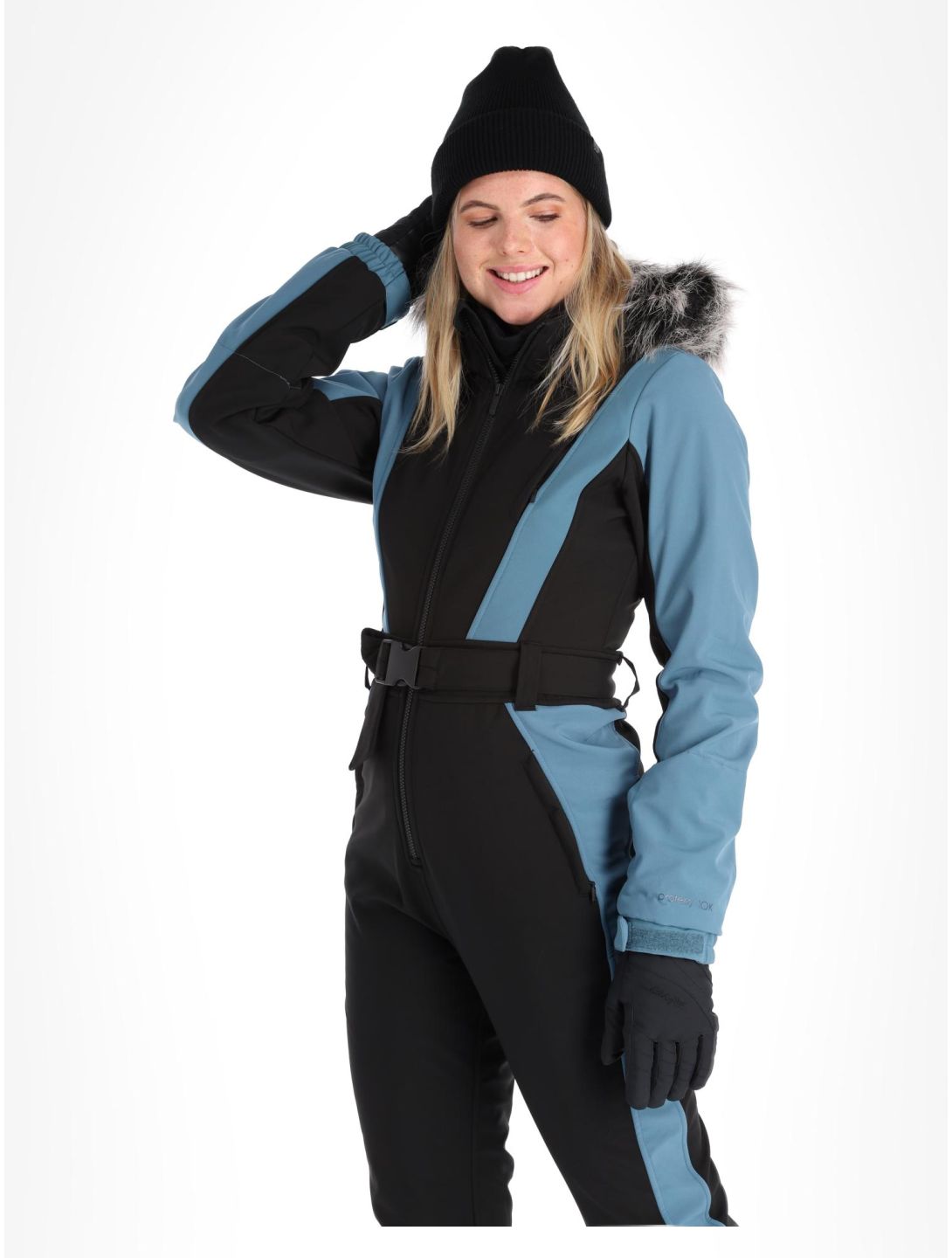 Protest, Prtvitosha Softshell Snowsuit ski overall dames True Black zwart 