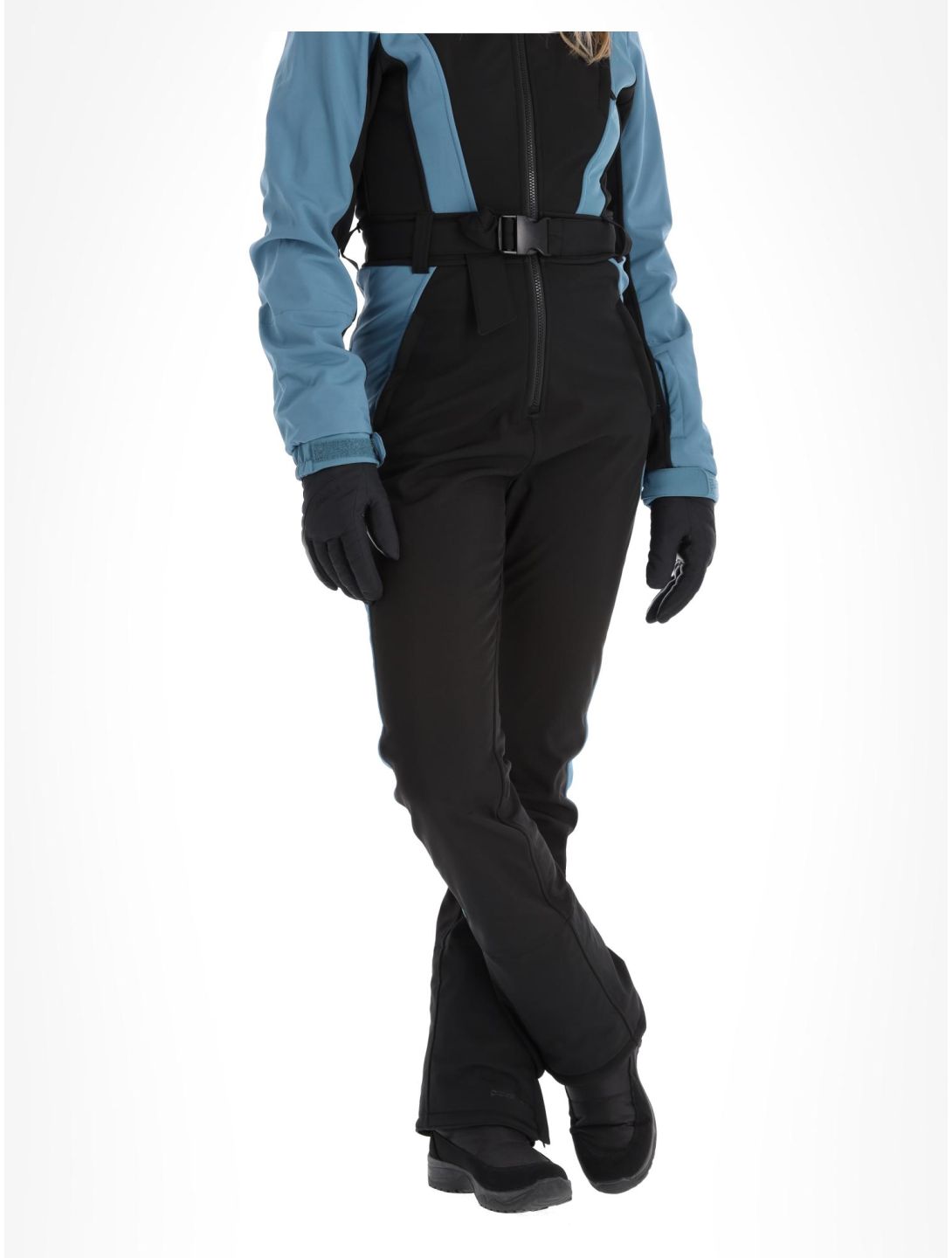 Protest, Prtvitosha Softshell Snowsuit ski overall dames True Black zwart 