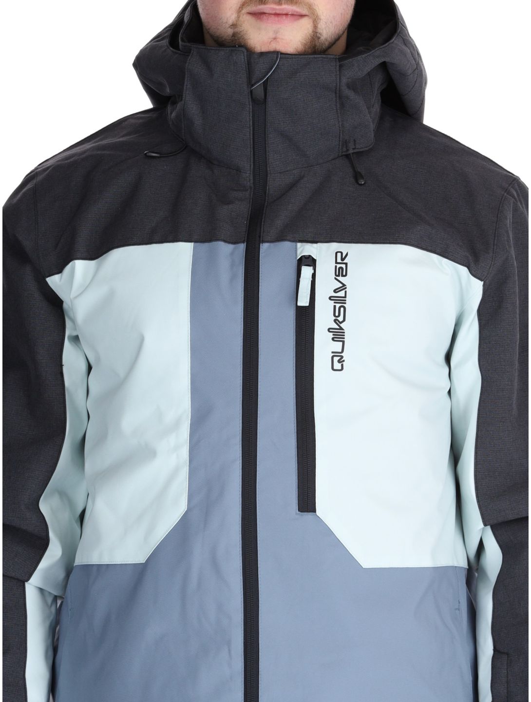 Quiksilver, Dawson AA Jas gevoerd heren Flint Stone Grijs 