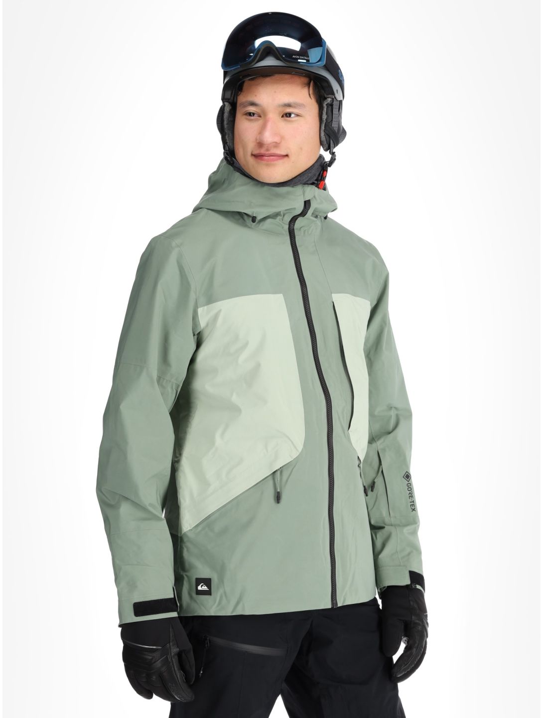 Quiksilver, Forever Strecht Gore-Tex AA Jas gevoerd heren Sea Spray Groen 