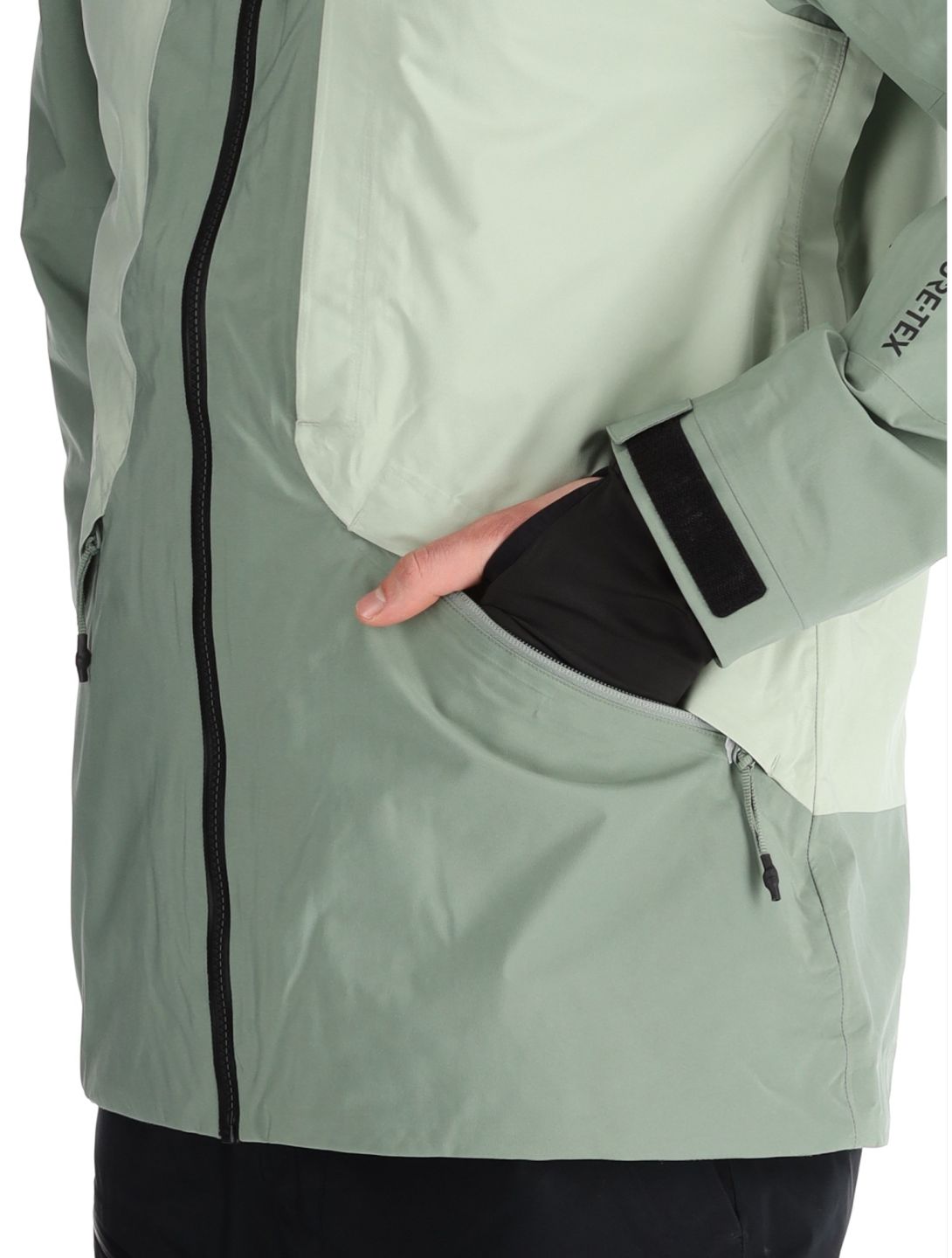 Quiksilver, Forever Strecht Gore-Tex AA Jas gevoerd heren Sea Spray Groen 