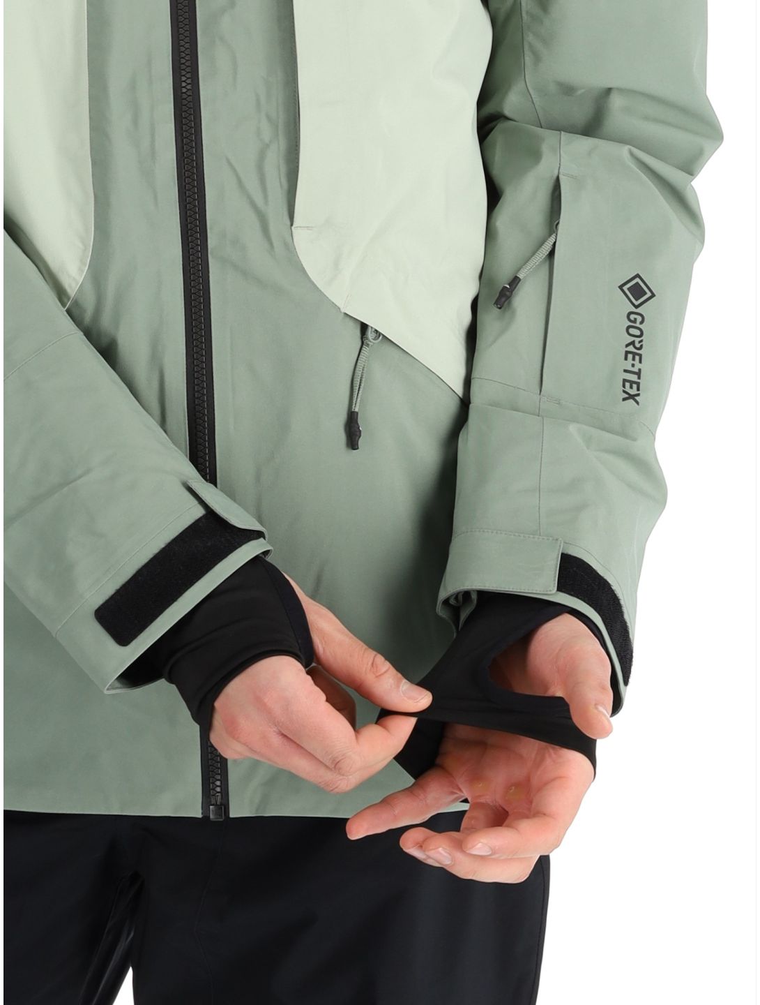 Quiksilver, Forever Strecht Gore-Tex AA Jas gevoerd heren Sea Spray Groen 