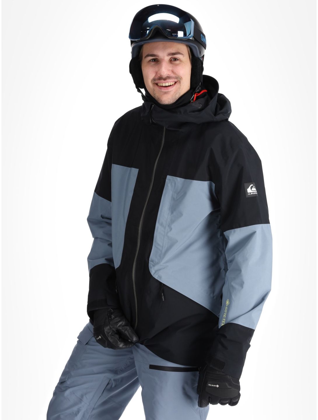 Quiksilver, Forever Strecht Gore-Tex AA Jas gevoerd heren Flint Stone Grijs 