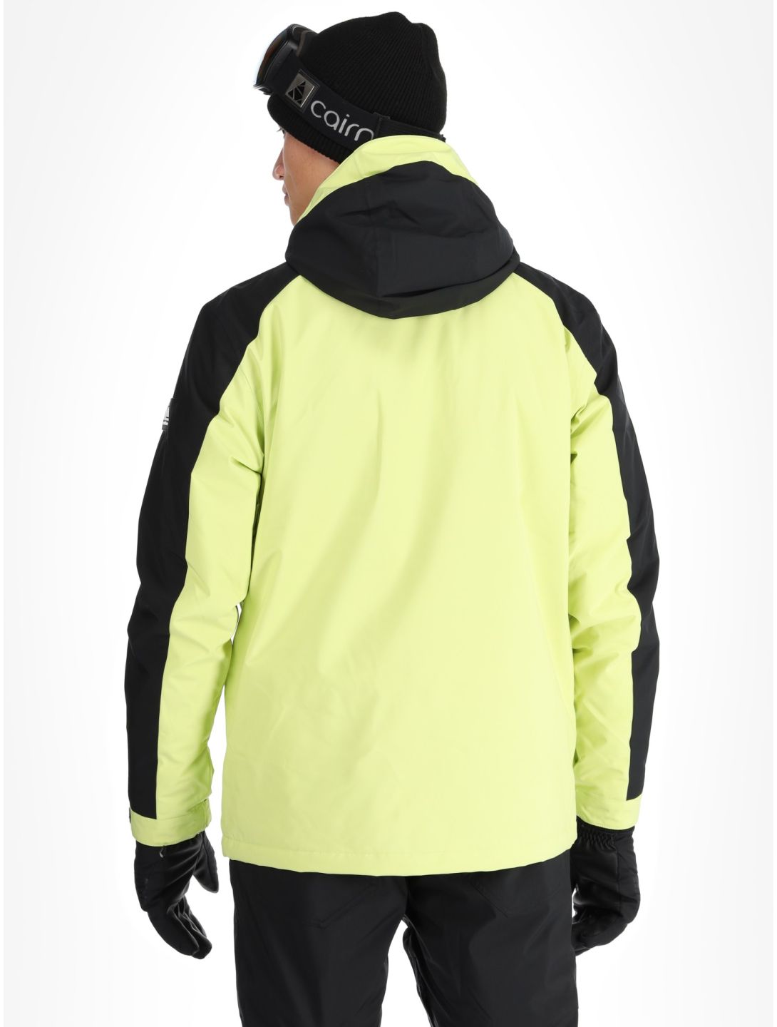 Quiksilver, Mission Block AA Jas gevoerd heren Celery Green Groen, Zwart 