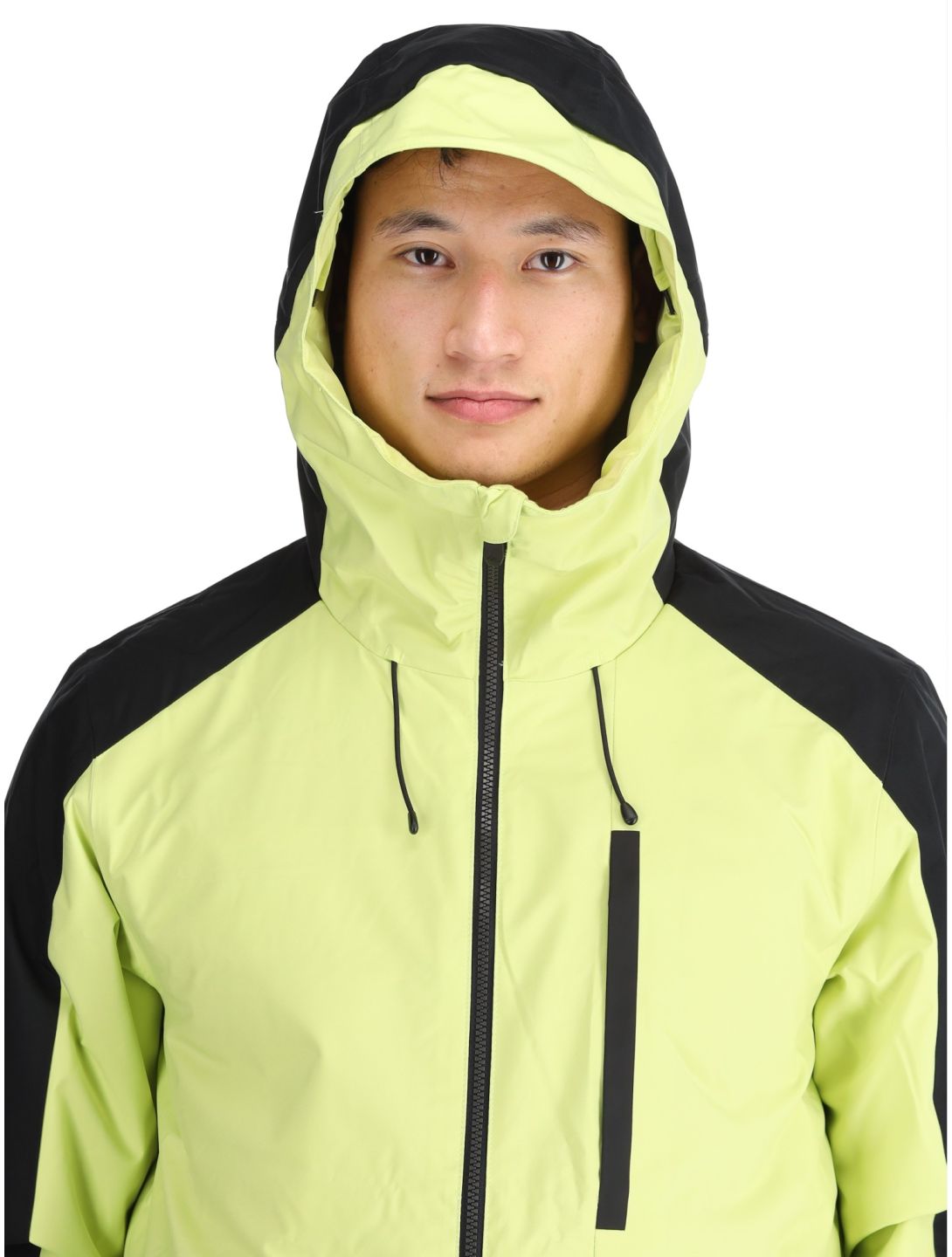 Quiksilver, Mission Block AA Jas gevoerd heren Celery Green Groen, Zwart 