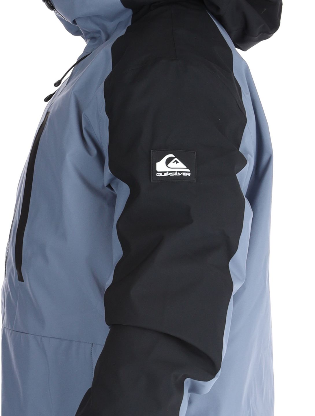 Quiksilver, Mission Block AA Jas gevoerd heren Flint Stone Grijs, Zwart 