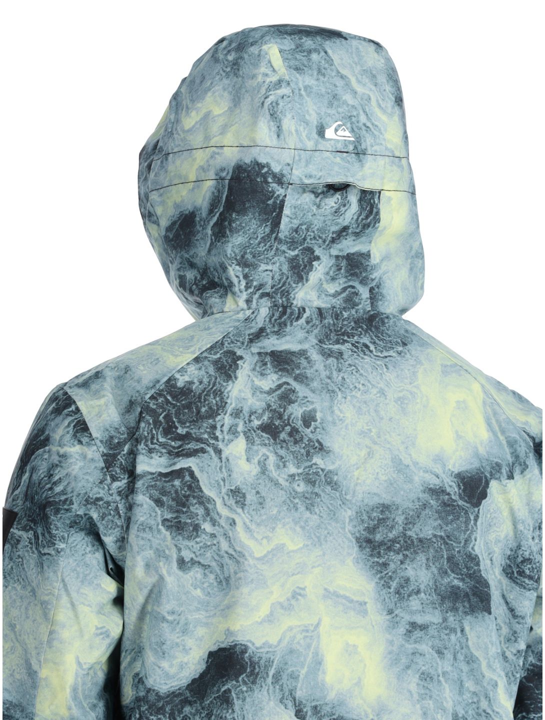 Quiksilver, Mission Printed AA Jas gevoerd heren Space Stone Celery Green Groen 