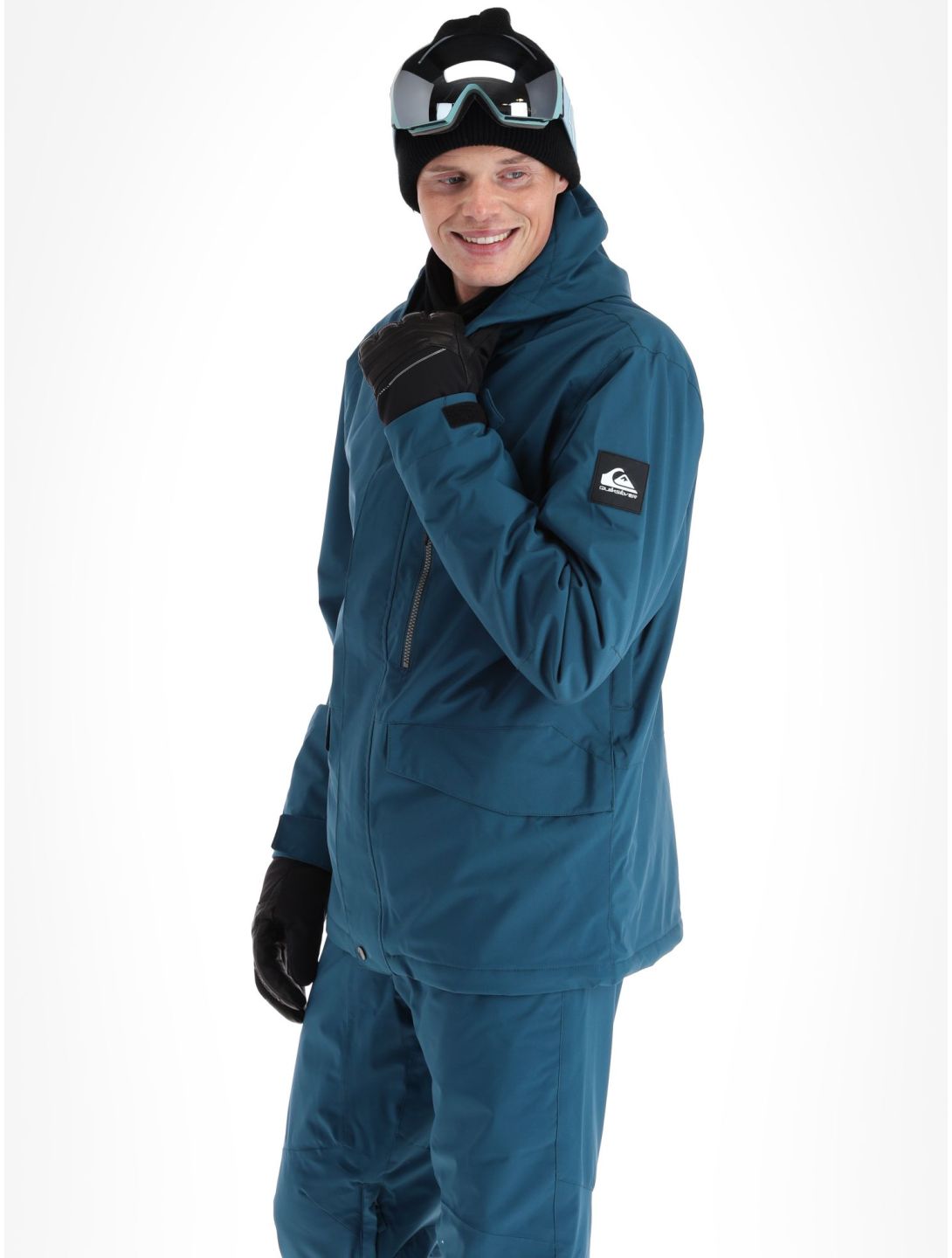 Quiksilver, Mission Solid ski-jas heren Majolica Blue blauw 