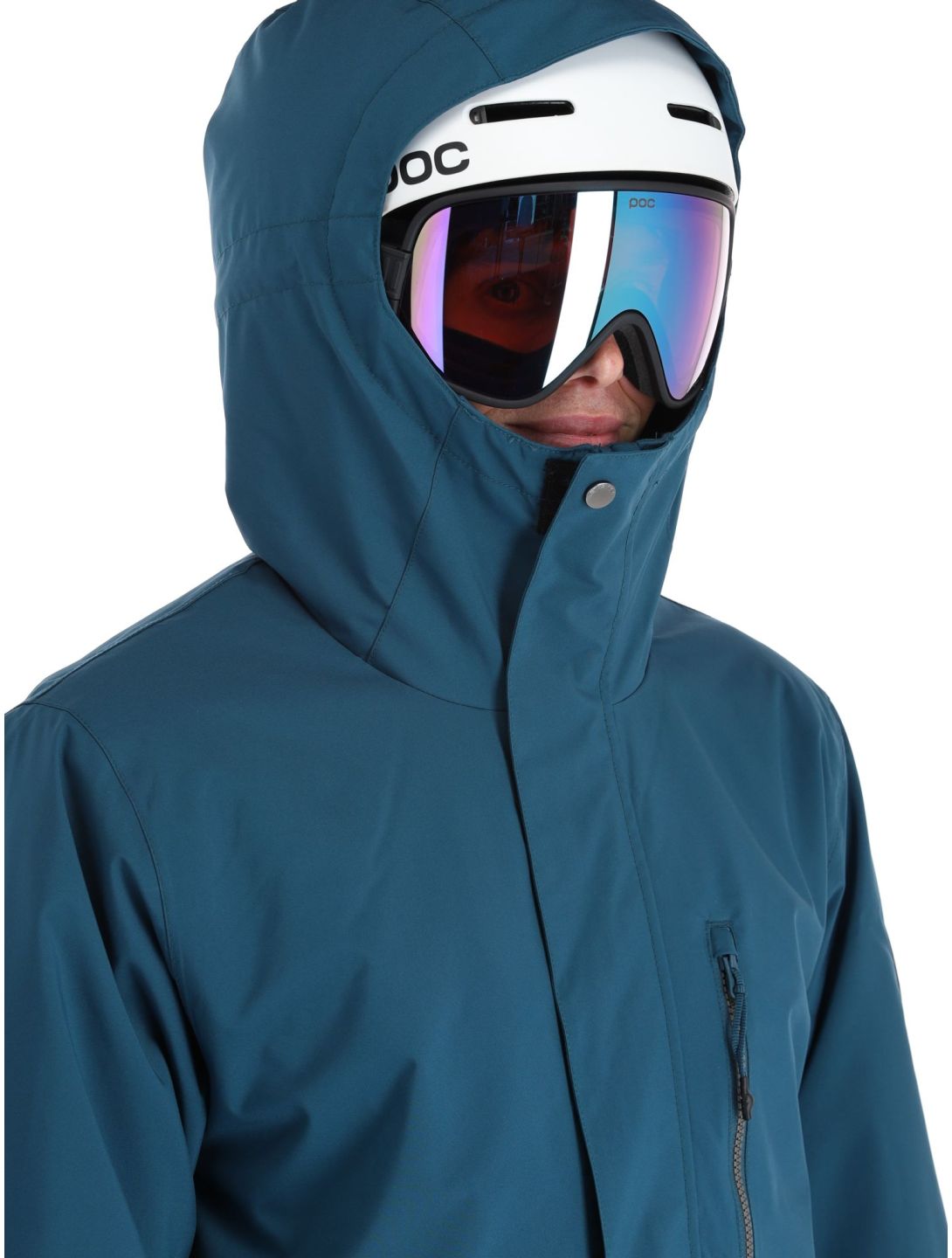 Quiksilver, Mission Solid ski-jas heren Majolica Blue blauw 