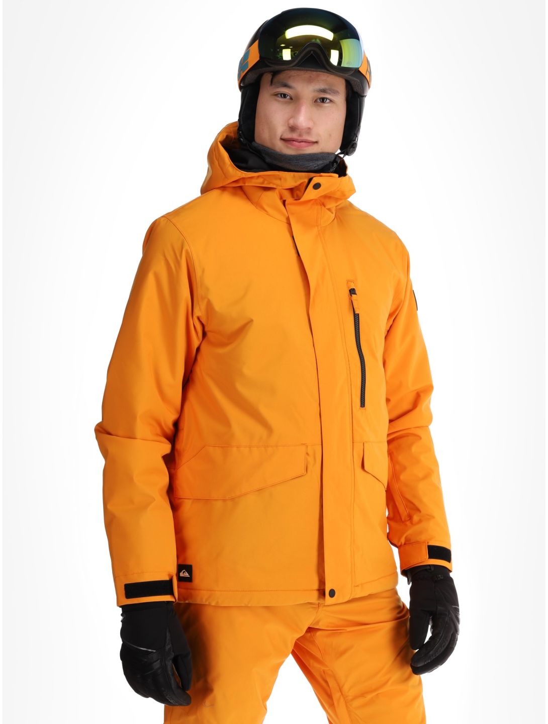 Quiksilver, Mission Solid AA Jas gevoerd heren Orange Pepper Oranje 