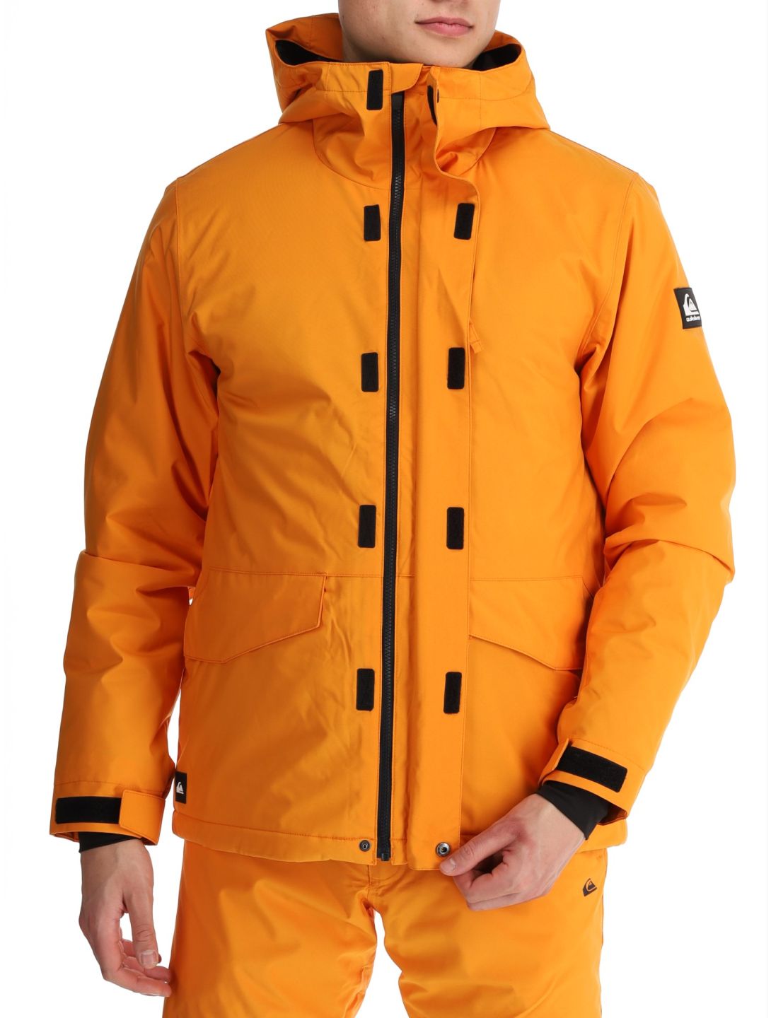 Quiksilver, Mission Solid AA Jas gevoerd heren Orange Pepper Oranje 