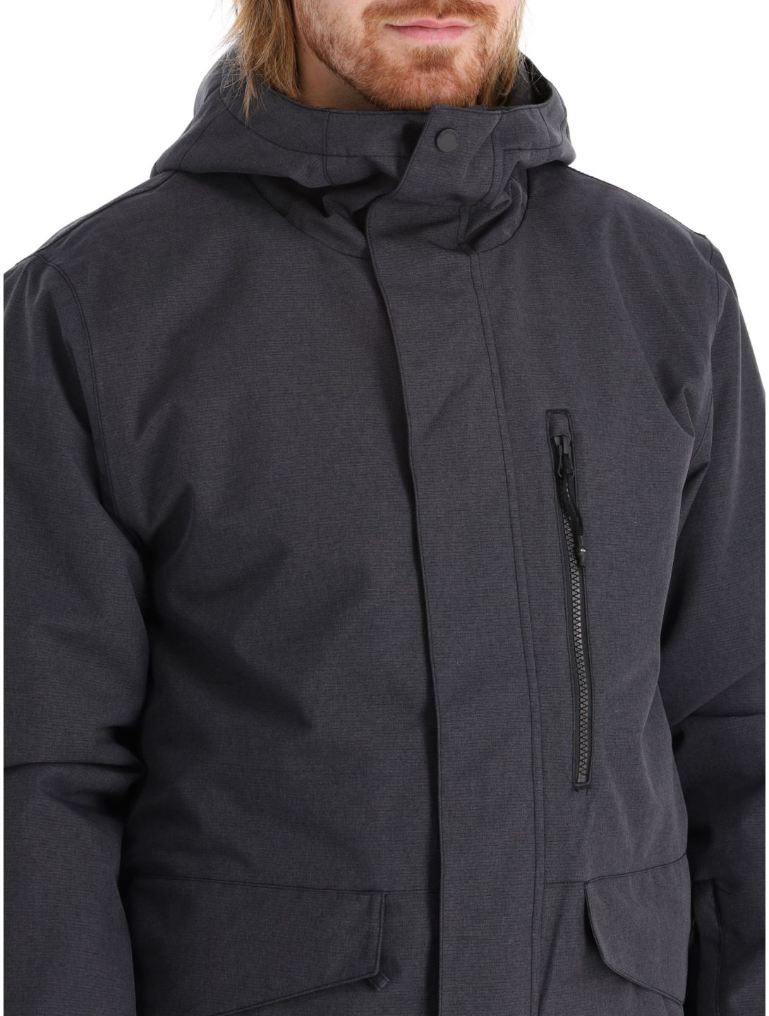 Quiksilver, Mission Solid ski-jas heren True Black zwart 