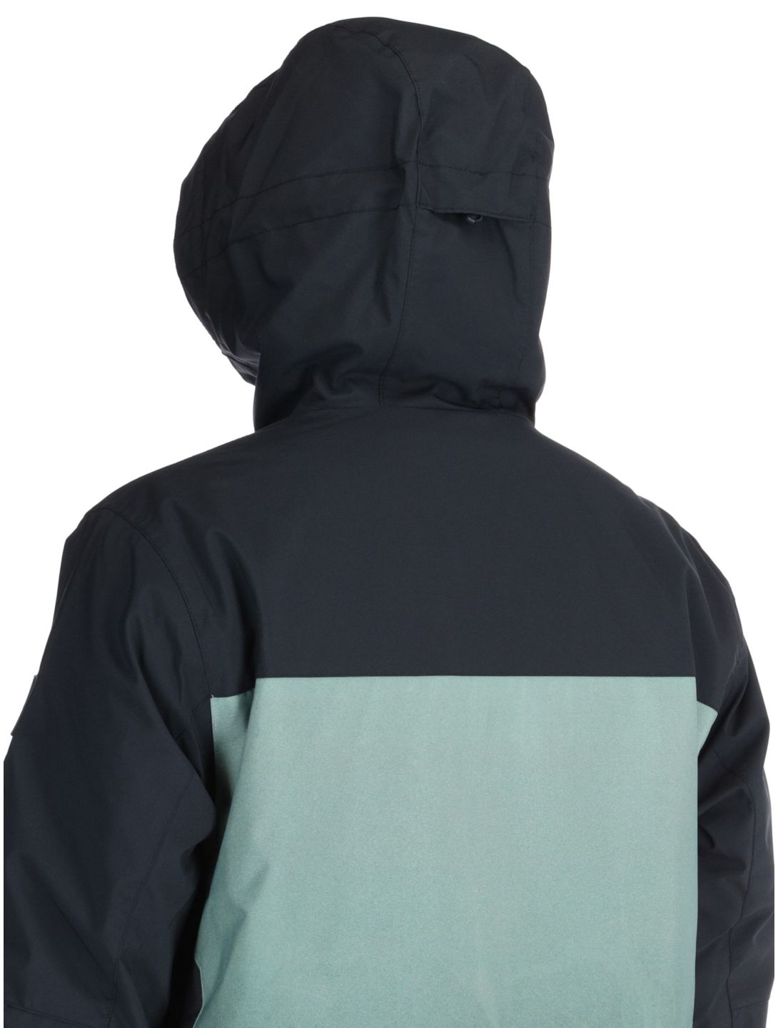 Quiksilver, Morton AA Jas gevoerd heren Gradient Iced Sea Spray Groen, Zwart 