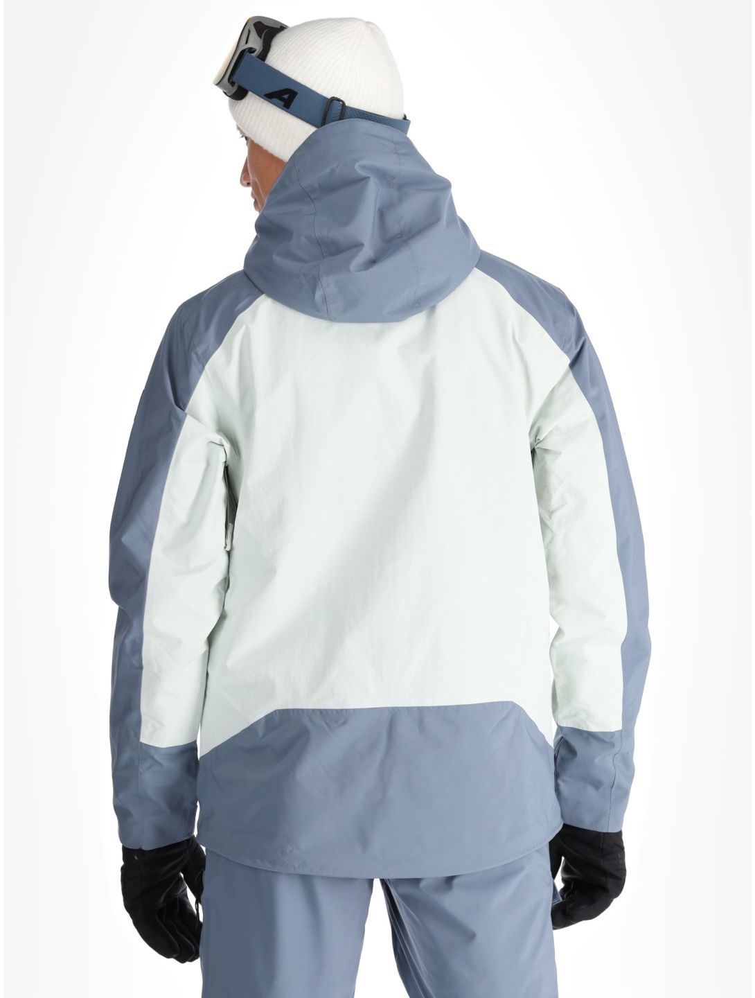 Quiksilver, Muldrow AA Jas gevoerd heren Flint Stone Grijs, Wit 