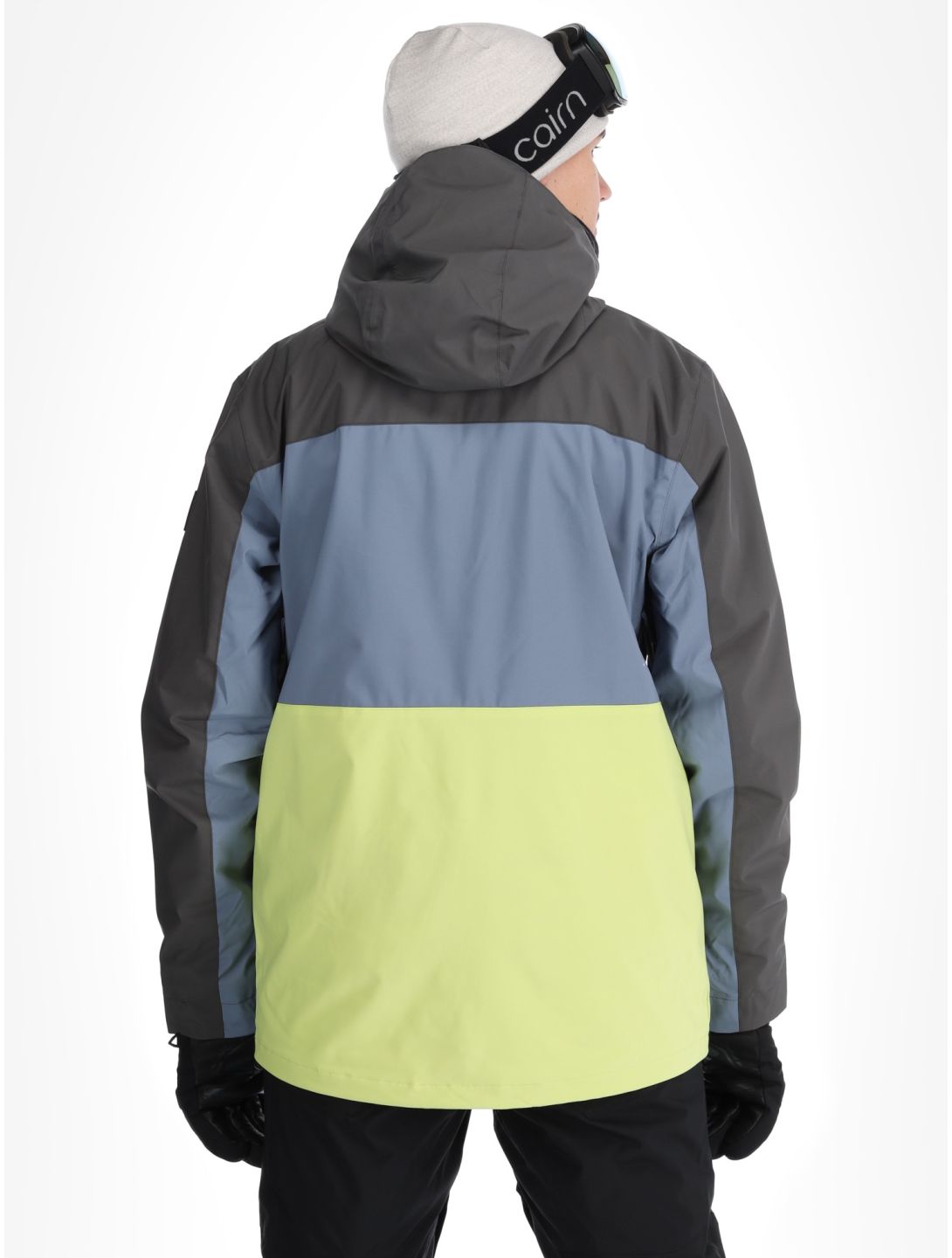 Quiksilver, Sycamore AA Jas gevoerd heren Dark Shadow Blauw, Grijs, Groen 