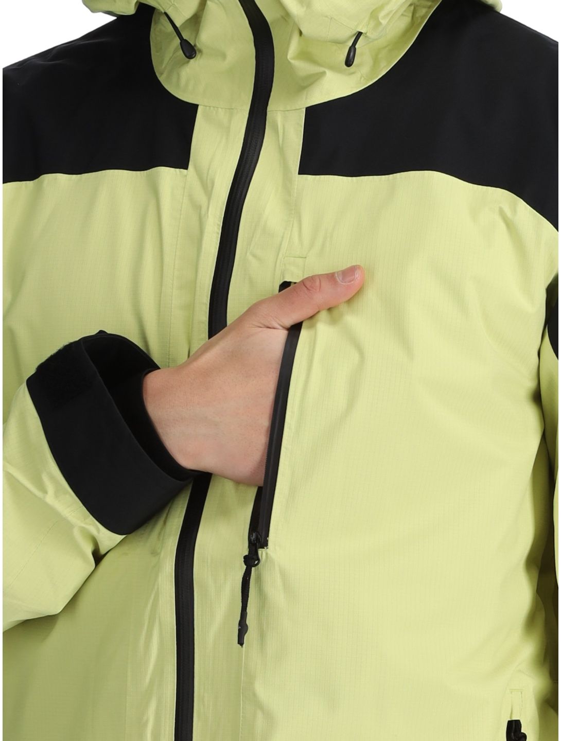 Quiksilver, Ultralight 20K AA Jas gevoerd heren Celery Green Groen, Zwart 