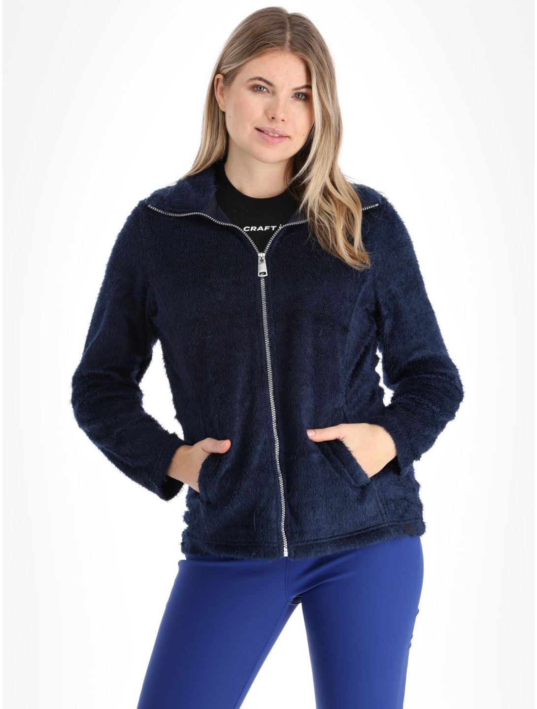 Regatta, Heloise vest dames Navy Eyelash Fluffy blauw 