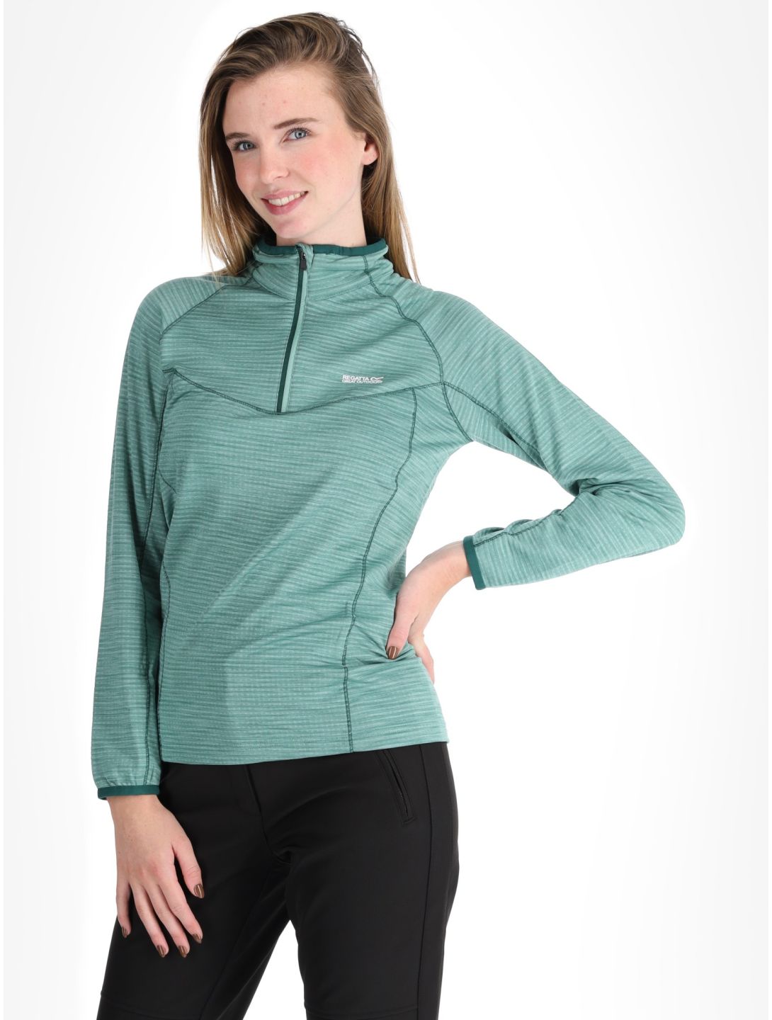 Regatta, Yonder II GA Ski pully dames Dust Green Groen 