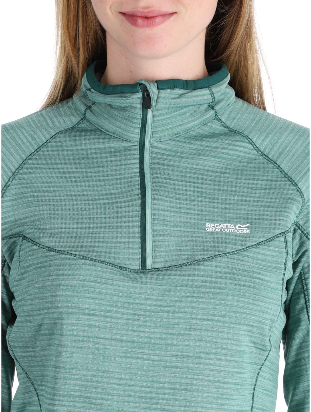 Regatta, Yonder II GA Ski pully dames Dust Green Groen 