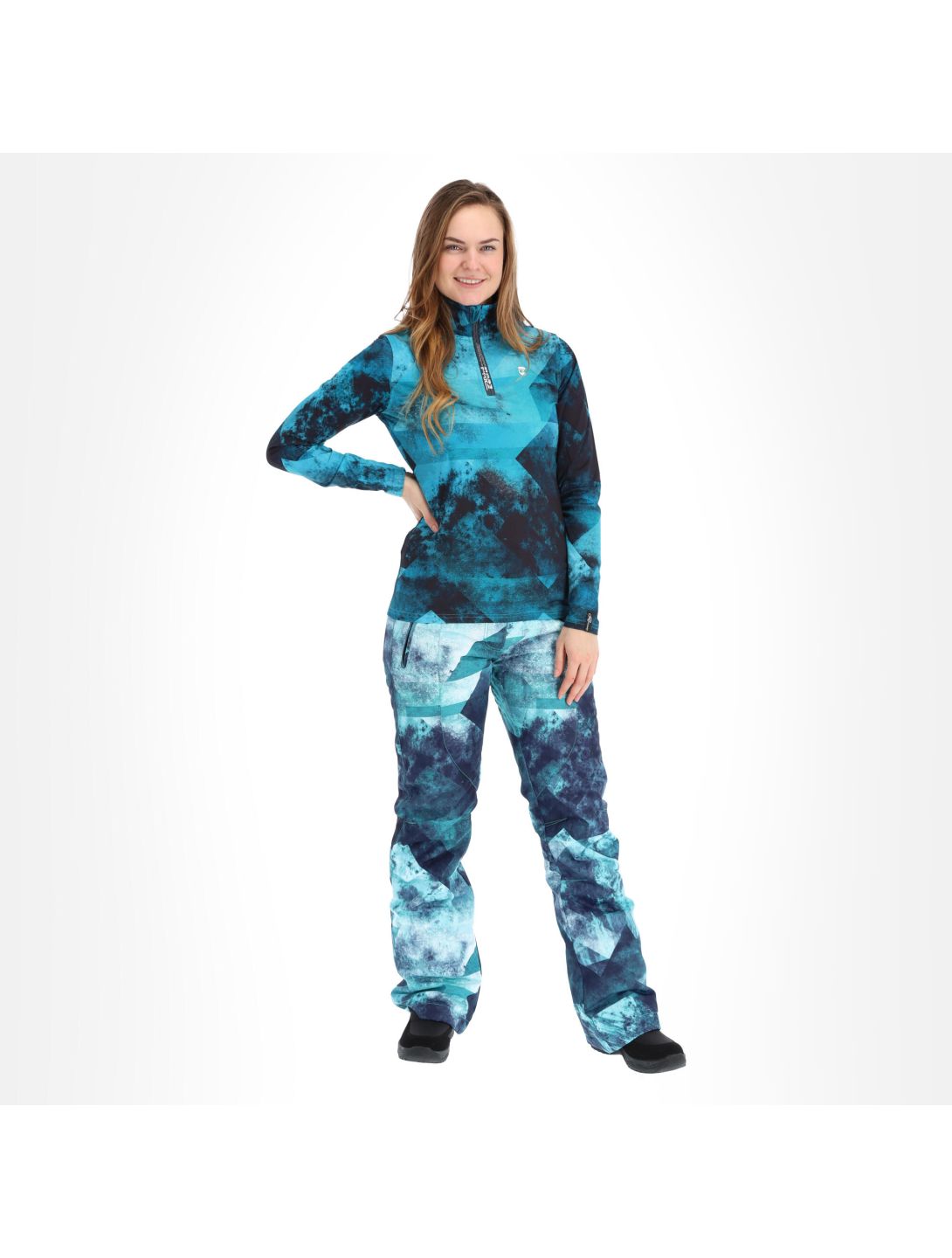 Rehall, Anna-R skipully dames graphic aqua Blauw