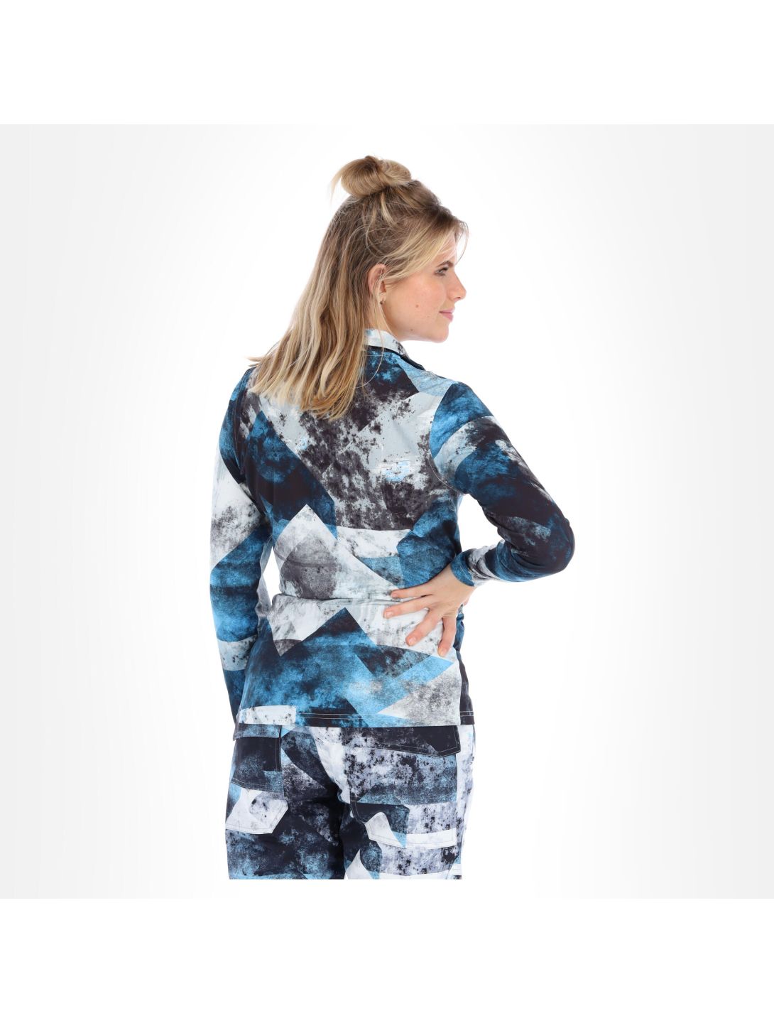 Rehall, Anna-R skipully dames graphic Blauw/Wit