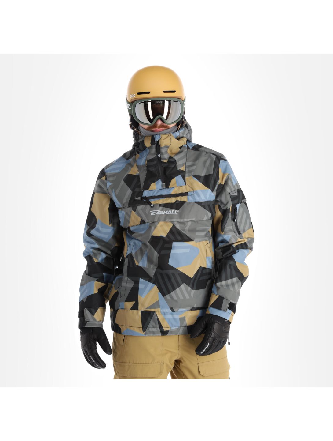 Rehall, Artois-R winter anorak heren camo mirage blauw 